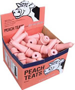 Milkflo Screw-in Peach Teats