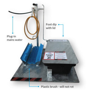 Galvanised-Foot-Hygiene-Station