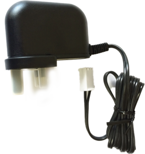 Wall-mounted AC/DC power adapter or charger