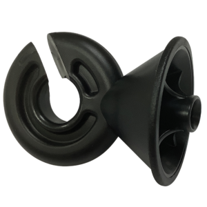 Black large egg fencing insulator
