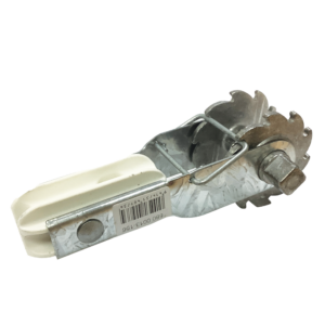 Metal rachet strainer.