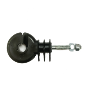 Black screw-on insulator clip