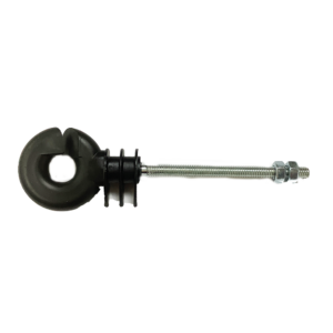 Black screw-on insulator clip