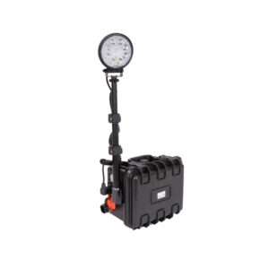 Black portable remote area lighting system