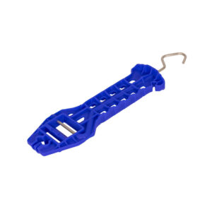 Blue electric fence gate handle